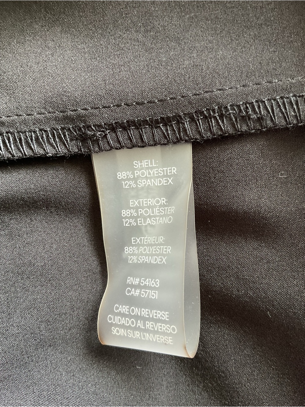 Calvin Klein Black Sleeveless Collared Drawstring Mini Dress - Picture 5 of 9